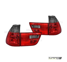 Tail Lights for BMW X5 E53 (99-06), smoked + red