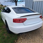 Spoileris ant Bagažinės Dangčio skirtas Audi A5 B8 Sportback (09-16), juodas blizgus