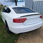 Spoileris ant Bagažinės Dangčio skirtas Audi A5 B8 Sportback (09-16), juodas blizgus