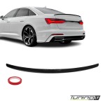 Spoileris ant Bagažinės Dangčio skirtas Audi A6 C8 / S6 C8 (19-) sedan, juodas blizgus