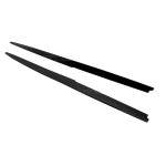 Side Skirt Extensions set for BMW E60 / E61 (03-10), glossy black