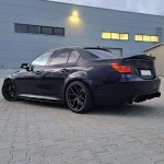 Side Skirt Extensions set for BMW E60 / E61 (03-10), glossy black