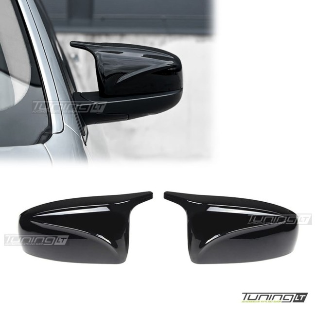 M style Mirror Caps set for BMW X5 E70 / X6 E71, glossy black M style Mirror Caps set for BMW X5 E70 / X6 E71, glossy black