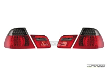 LED tail lights for BMW E46 convertible (99-03), smoked