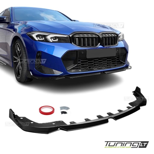 Performance Priekinis Pažeminimas skirtas BMW G20 / G21 LCI (22-25), juodas blizgus Performance Priekinis Pažeminimas skirtas BMW G20 / G21 LCI (22-25), juodas blizgus
