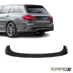 C63 išvaizdos Spoileris ant Bagažinės skirtas Mercedes S205 (W205) universalui, juodas blizgus