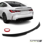 M4 style Spoileris ant Bagažinės skirtas BMW G22 / G82 Coupe, juodas blizgus
