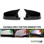 M style mirror caps set for F10, F11, F07, F06, F12, F13, F01, glossy black