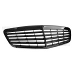 Priekinės Grotelės skirtos Mercedes-Benz W221 (09-13) be distroniko, juodos blizgios