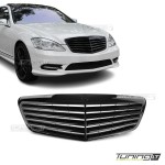 Front Grille for Mercedes-Benz W221 (09-13) without ACC, glossy black