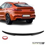 Competition style Spoileris ant Bagažinės skirtas BMW X4 G02, juodas blizgus