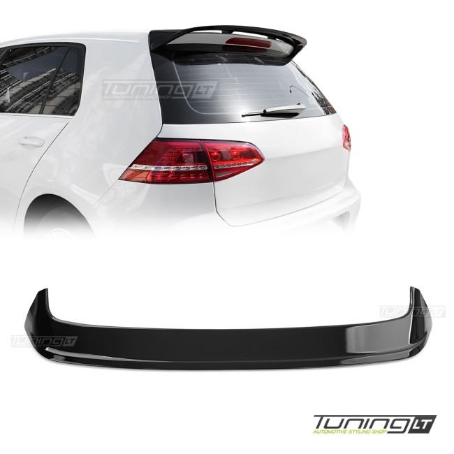 Roof Spoiler for VW Golf MK7 (13-19) hatchback, glossy black