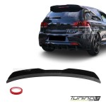 Roof spoiler add-on for VW Golf MK6 / MK7, glossy black