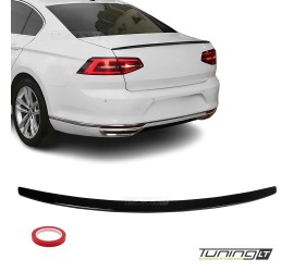Trunk Spoiler for VW Passat B8 (15-22) sedan, glossy...