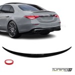Trunk Spoiler for Mercedes-Benz W223 (21-25), glossy black