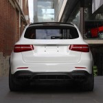 Spoileris / Stogelis ant Bagažinės dangčio skirtas Mercedes-Benz GLC X253 (15-22), juodas blizgus
