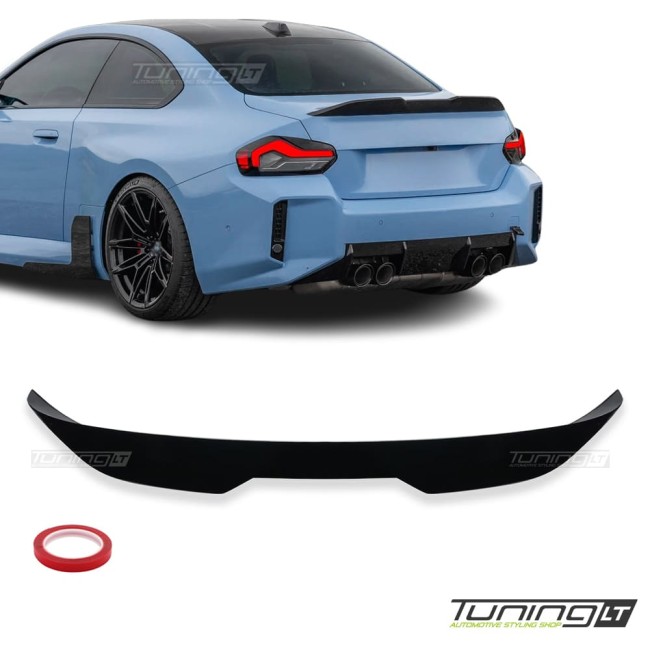 Performance Trunk Spoiler for BMW G42 / G87, glossy black Performance Trunk Spoiler for BMW G42 / G87, glossy black