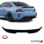 Performance Trunk Spoiler for BMW G42 / G87, glossy black