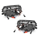 Headlights set with LED Angel Eyes for BMW E46 facelift (01-05) sedan / touring