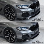 Front Bumper Lip Spoiler for BMW G30 / G31 LCI (21-23), glossy black
