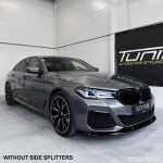 Front Bumper Lip Spoiler for BMW G30 / G31 LCI (21-23), glossy black