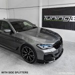 Front Bumper Lip Spoiler for BMW G30 / G31 LCI (21-23), glossy black