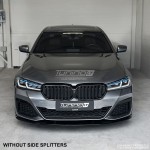 Front Bumper Lip Spoiler for BMW G30 / G31 LCI (21-23), glossy black