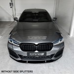 Front Bumper Lip Spoiler for BMW G30 / G31 LCI (21-23), glossy black