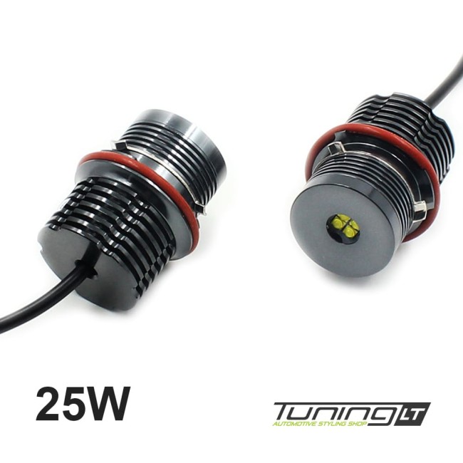 Angel Eyes LED Markers set - 25W for BMW E39 / E53 / E60 / E63 / E65 / E87, white