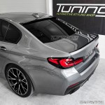 M5-style Trunk Spoiler for BMW G30 / F90, glossy black