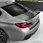 PRO style Spoileris ant bagažinės skirtas BMW G30 / F90, juodas blizgus