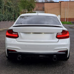 Performance bagažinės spoileris skirtas BMW F22 / F23 / F87, juodas blizgus