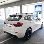 Roof Spoiler for BMW X1 E84, glossy black