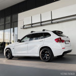 Roof Spoiler for BMW X1 E84, glossy black