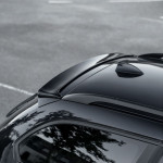 H style Roof Spoiler for BMW E61 Touring, glossy black