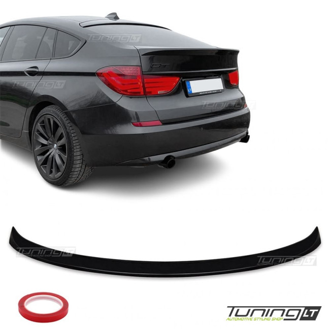 Galinio dangčio spoileris skirtas BMW F07 GT (09-13), juodas blizgus