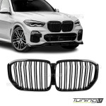 Performance priekinės Grotelės skirtos BMW G05 X5 PRE-LCI (19-23), dvigubos, juodos blizgios