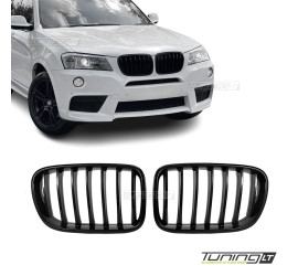 Priekinės Grotelės, komplektas skirtas BMW X3 F25...