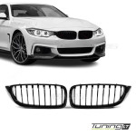 Priekinės Grotelės, komplektas skirtas BMW F32 / F33 / F36 / F80 / F82, juodos blizgios