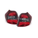 Tail lights for BMW E81 / E87 (04-07), red / black 