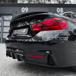 Performance Trunk Spoiler for BMW F36 Gran Coupe, glossy black