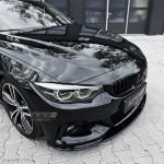 Performance priekinis pažeminimas skirtas BMW F32 / F33 / F36, juodas blizgus