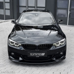 Performance priekinis pažeminimas skirtas BMW F32 / F33 / F36, juodas blizgus
