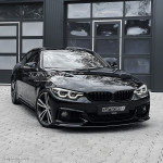 Performance priekinis pažeminimas skirtas BMW F32 / F33 / F36, juodas blizgus