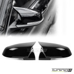 M style mirror caps set for BMW F20, F22, F30, F31, F32, F34, E84-LCI, glossy black