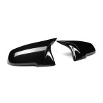 M style mirror caps set for BMW F20, F22, F30, F31, F32, F34, E84-LCI, glossy black