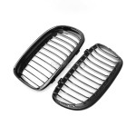 Front kidney Grille set for BMW E90 / E91 LCI (08-11), glossy black