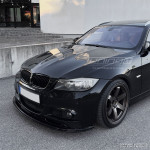 Front kidney Grille set for BMW E90 / E91 LCI (08-11), glossy black