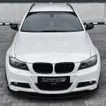 Priekinės Grotelės, komplektas skirtas BMW E90 / E91 LCI (08-11), juodos blizgios