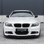 Priekinės Grotelės, komplektas skirtas BMW E90 / E91 LCI (08-11), juodos blizgios